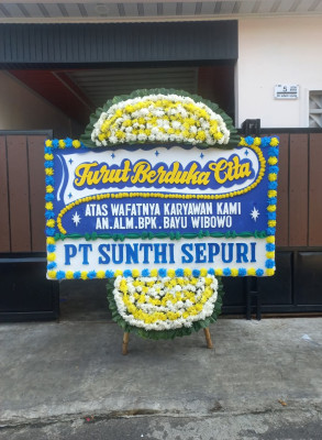 Papan Bunga Duka di Gunungsungging